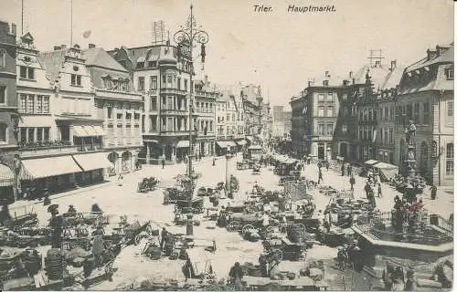 PC38790 Trier. Hauptmarkt. Metz und Lautz. B. Hopkins