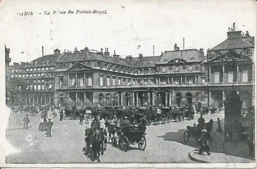 PC40204 Paris. Der Platz des Königspalastes. 1915. B. Hopkins