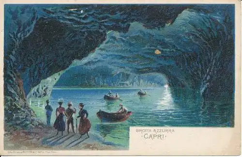 PC40060 Blaue Grotte Capri. B. Hopkins