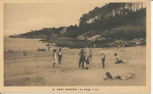 PC40035 Port Manech. Der Strand. Ivon Danielou. Nr. 16. B. Hopkins