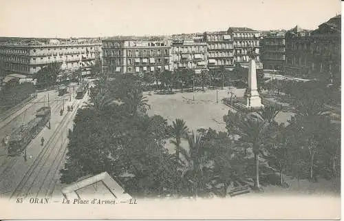 PC40432 Oran. La Place d Armes. Levy Fils. Nr. 83. B. Hopkins