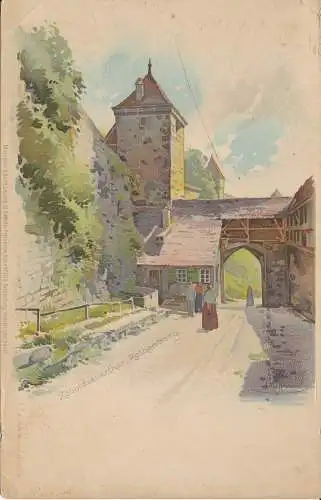 PC40506 Koboldzellerthor. Rothenburg. Meissner und Buch. B. Hopkins