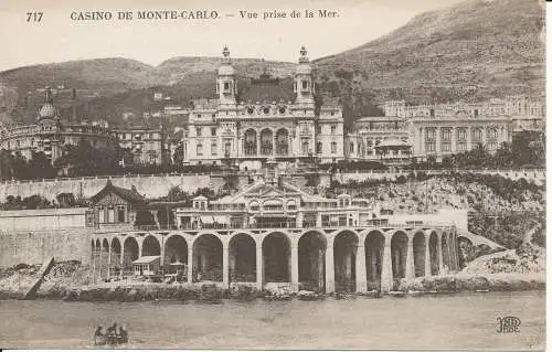 PC40239 Casino de Monte Carlo. Meerblick aufgenommen. Neurdein Brüder. Nr. 717. B.