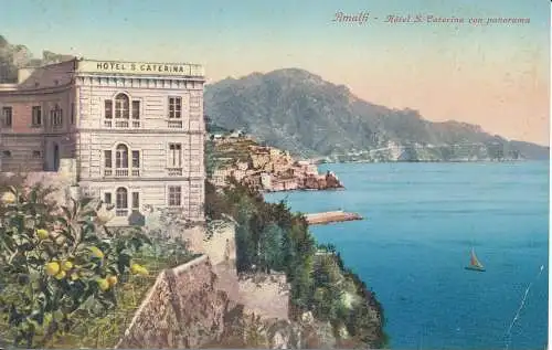 PC39147 Amalfi. Hotel S. Caterina mit Panorama. A. Fusco