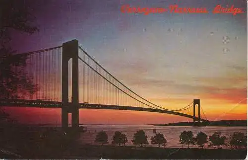 PC38102 Verrazano schmale Brücke. Dexter. 1974. B. Hopkins
