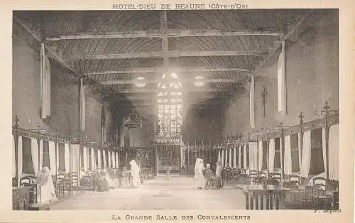 PC41326 Hotel dieu de Beaune. Der Große Saal der Genesungen. F. Begin. Abgabe