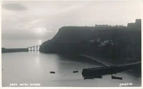 PC41496 Whitby. Sonnenaufgang. Judges Ltd. Nr. 23194