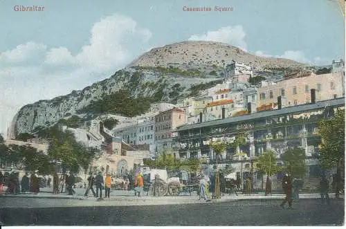 PC40801 Gibraltar. Kasemattenquadrat. V. B. Cumbo. B. Hopkins