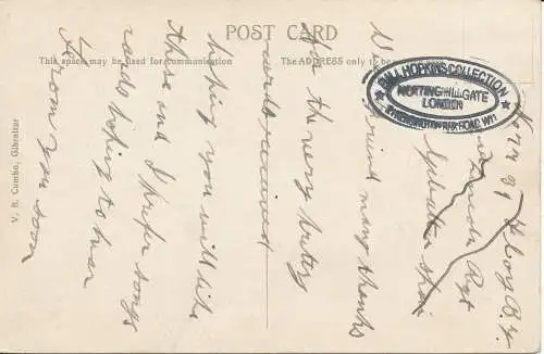 PC40801 Gibraltar. Kasemattenquadrat. V. B. Cumbo. B. Hopkins