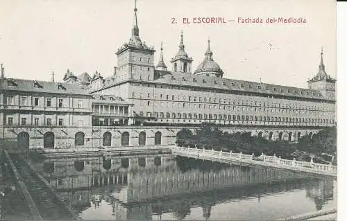 PC40280 El Escorial. Fassade aus dem Mittelalter. Serrano. Nr. 2. B. Hopkins