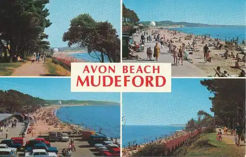 PC36265 Avon Beach Mudeford. Multi-View. Dennis. Nr. M.2211