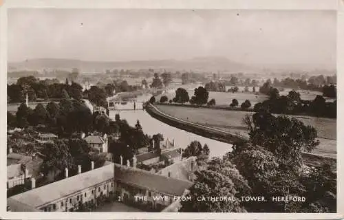 PC41821 The Wye vom Cathedral Tower. Hereford. B. Hopkins