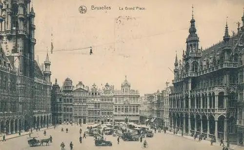 PC40489 Brüssel. La Grand Place. J. und A. Daile. 1924