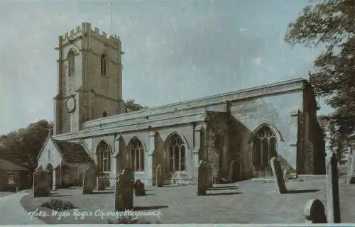 PC41896 Wyke Regis Kirche. Weymouth. Sweetman. Sonnenschein. RP