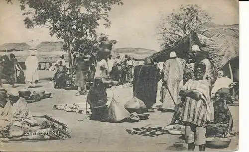 PC40568 Zaria Market. Tuck. Fotokragen. B. Hopkins