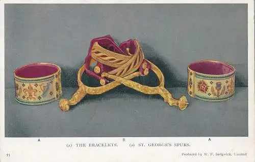 PC41596 Die Armbänder. St. Georges Spurs. W.F. Sedgwick