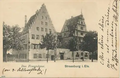 PC40518 Straßburg i.Els. Das Frauenhaus. B. Hopkins