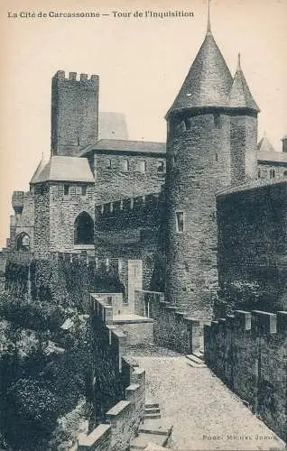 PC40305 La Cite de Carcassonne. Turm der Inquisition