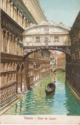 PC40891 Venedig. Seufzerbrücke. Schluck. B. Hopkins