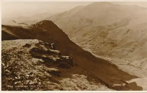 PC41652 Llanberis Pass von Snowdon. Judges Ltd. Nr. 22099