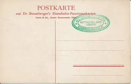 PC38401 Bornhofen. Sternberg u. Liebenstein. Dr. Buomberger. B. Hopkins