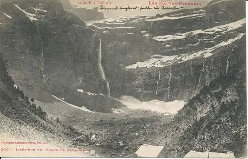 PC39487 Innenraum des Cirque de Gavarnie. Labouche Freres. Nr. 206. 1905