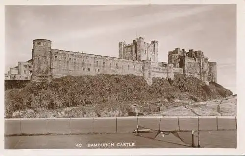 PC41852 Bamburgh Castle. RP. B. Hopkins