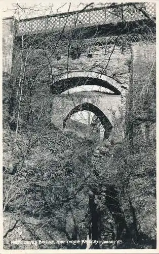 PC41442 Devils Bridge. Die drei Brücken. Judges Ltd