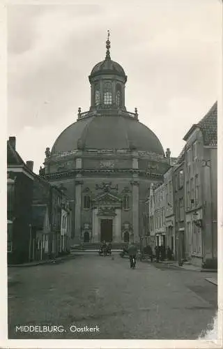 PC38327 Middelburg. Oostkerk. J. Sleding. RP