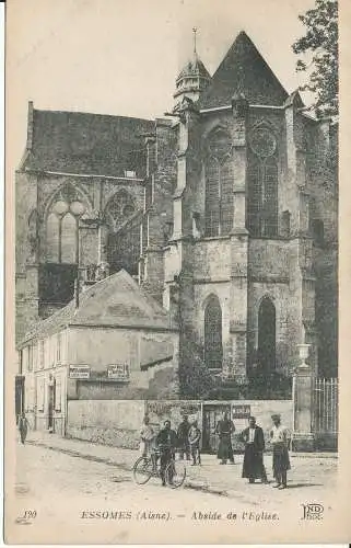 PC39433 Essomes. Aisne. Apsis der Kirche. Neurdein. Nr. 120