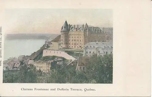 PC39015 Chateau Frontenac und Dufferin Terrasse. Quebec. Nr. 608