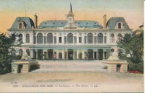 PC38188 Boulogne Sur Mer. Das Casino. Levy Fils. Nr. 108. B. Hopkins