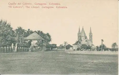 PC38402 Der Ziegenziege. Die Kapelle. Cartagena. Kolumbien. J.V. Mogollon. B. Hopkins