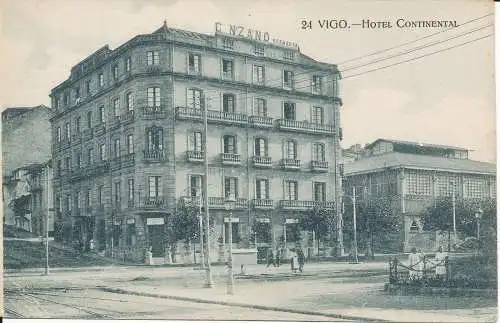 PC38248 Vigo. Hotel Continental. Tafall. B. Hopkins