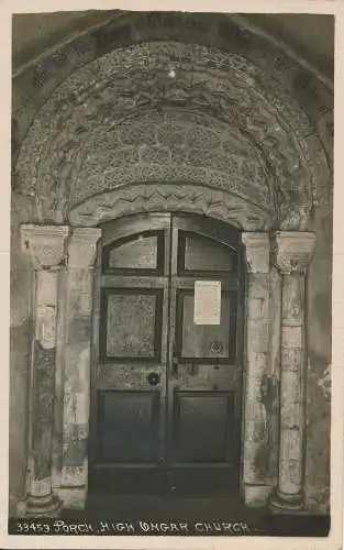 PC41923 Veranda. Hohe Ongar Kirche. B. Hopkins