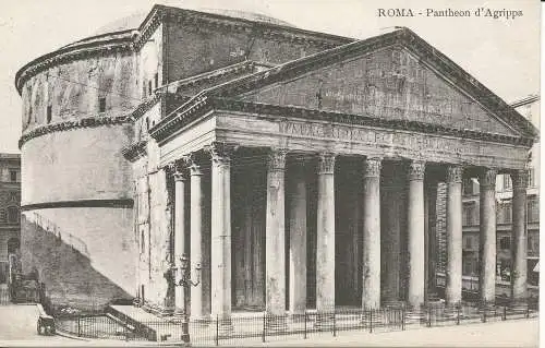 PC37950 Rom. Pantheon von Agrippa. B. Hopkins