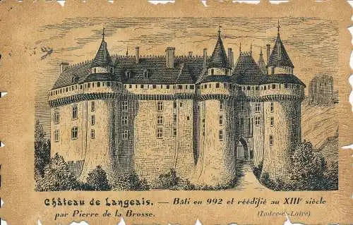 PC42583 Chateau de Langeais. Nationalbibliothek. 1904. B. Hopkins