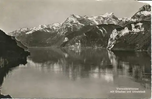 PC40520 Vierwaldstattersee mit Gitschen und Urirotstock. Leuthold. B. Hopkins