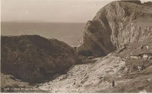 PC41734 Cliffs at Lulworth. Zeigt Portland. Judges Ltd. Nr. 5316