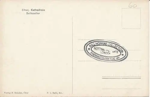 PC40824 Chur. Kathedrale. Seitenaltar. F. Schuler. B. Hopkins