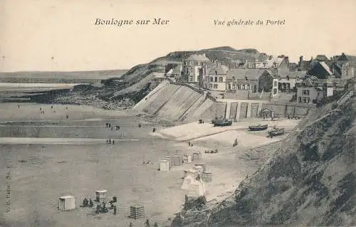 PC42776 Boulogne sur Mer. Gesamtansicht des Portel. B. Hopkins