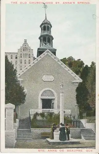 PC39250 Die alte Kirche und der Frühling von St. Annes. Valentinstag. Schwarz