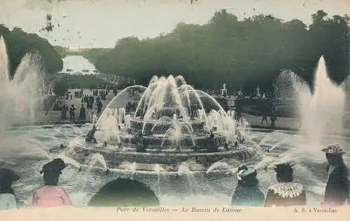 PC42678 Parc de Versailles. Das Messingbecken. 1903. B. Hopkins