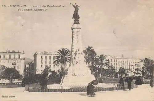 PC42653 Schön. Jubiläumsdenkmal und Garten Albert I. Weste. B. Hopkins