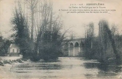 PC42663 Angouleme. Das Viadukt von Foulpougue im Touvre. B. Hopkins