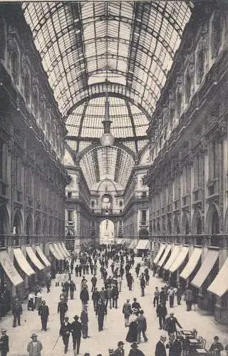 PC41375 Mailand. Innenraum Galleria Vittorio Emanuele. B. Hopkins