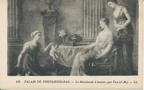 PC40899 Palais de Fontainebleau. Die Liebeshändlerin aus Wien. Levy und Neurdein