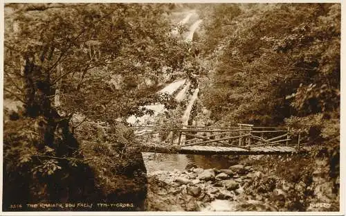 PC41410 Die Rhaiadr Ddu Falls. Tyn Y Groes. Judges Ltd. Nr. 3514