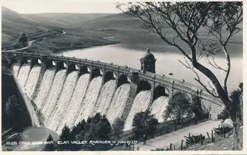 PC42067 Craig Goch Dam. Elan Valley. Rhayader. Judges Ltd. Nr. 10071