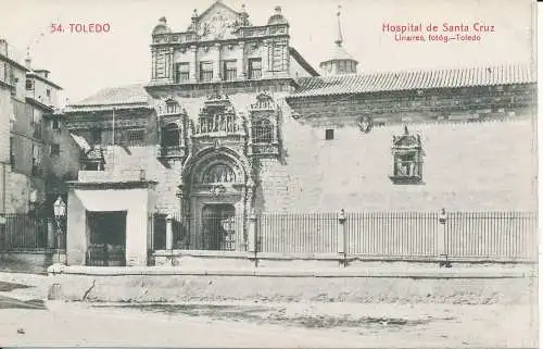 PC37990 Krankenhaus von Santa Cruz. Linarien Fotog. Toledo. B. Hopkins